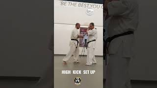 How to set up a powerful HIGH KICK with your front leg!