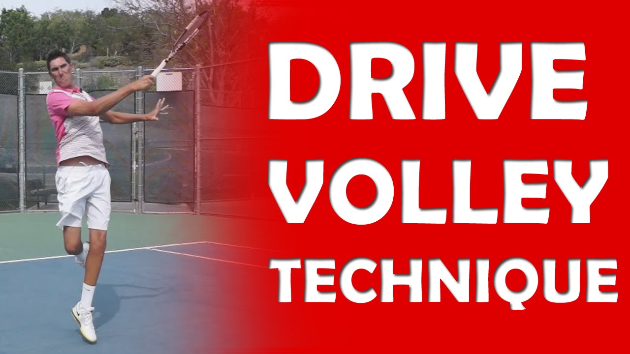 Forehand Drive Volley Technique DRIVE VOLLEY YouTube