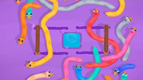 Snake knot 🪢🪢🪢 untangle the tangled live🚨🚨🎯🎯