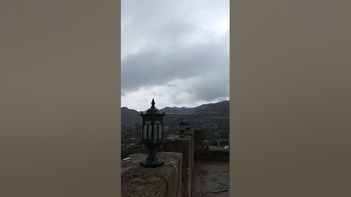 بدايه نزول المطر وكت الضهيره2021