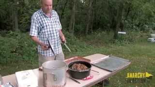 Preparing Pork and Potatoes - AgoraFest 2014