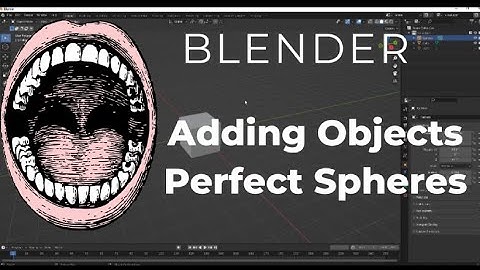 Bite Sized Blender Tutorial: Adding Objects and Making a Perfect Sphere