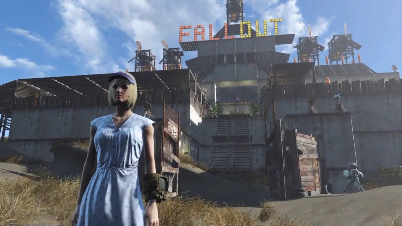 Fallout4 夢の島スペクタクルアイランドに拠点を作ってみた Youtube