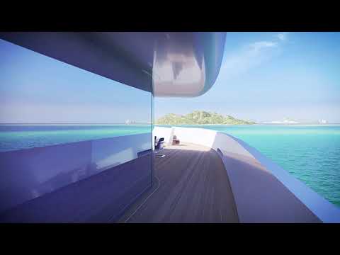 Mirage 106 M Luxury Yacht - Illusion by refraction of light