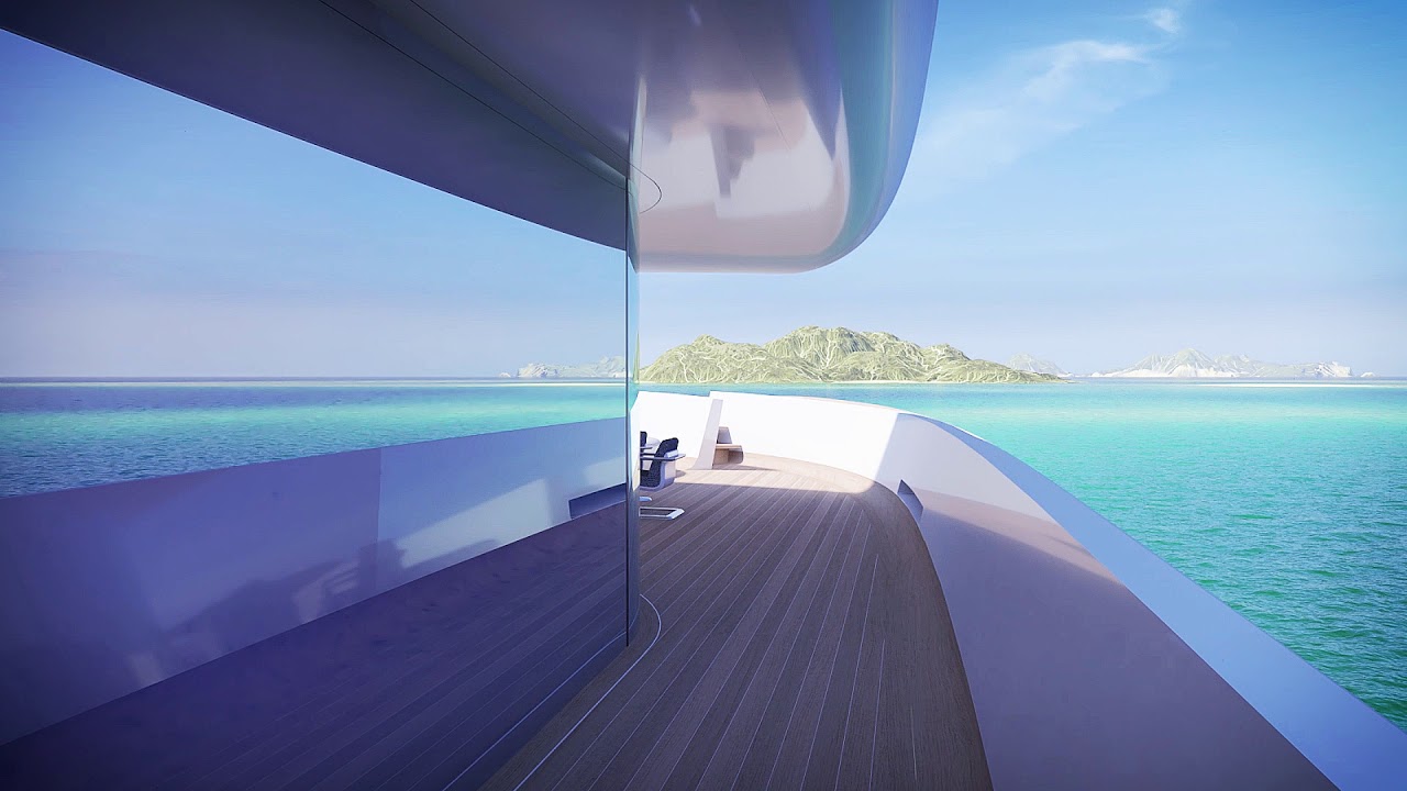 نتيجة بحث الصور عن Mirage 106 M Luxury Yacht - Illusion by refraction of light