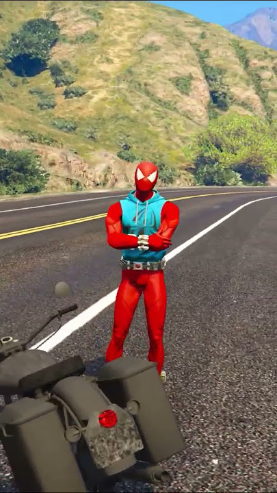 GTA V : SPIDERMAN NE BANAYA NEW SUPER BIKE #shorts #gta