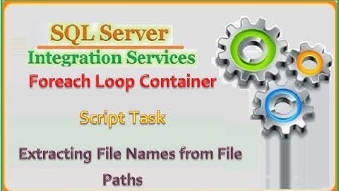 SSIS - Extracting File Names from File Paths