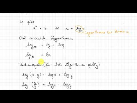 0.6 Logarithmen | Fit in Mathe - Mathematische Grundregeln