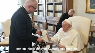 Biskop Bo-Göran Åstrand träffade påven Franciskus i Rom