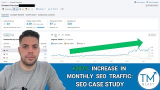 #SEOCaseStudy:  +207% Growth in Traffic After Six Months by TM Blast 91 views 3 weeks ago 5 minutes, 26 seconds