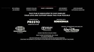 Disney / Pixar Animation Studios (2017) Closing - Cars 3