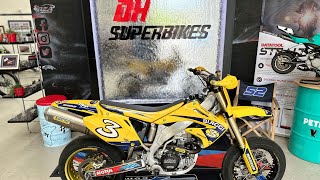 2005 Honda CRF 450r Supermoto MAX BIAGGI Race of Champion's Collectors ARROW PX @dhsuperbikes