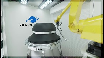 ArianeGroup B-Line robotic fully automated rocket nozzle fabrication production line in Bordeaux