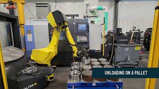 HALTER Extra functionalities- Unloading on a pallet
