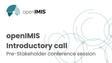 openIMIS Introductory Call