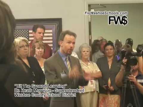 Introduction Dr. Heath Morrison - Superintendent Washoe County School District Press Conference