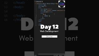 Day 12 Web Dev with HTML! 🚀 #css #webdesign #windows #HTMLBasics #CodeWithMe #viral #shorts #coding