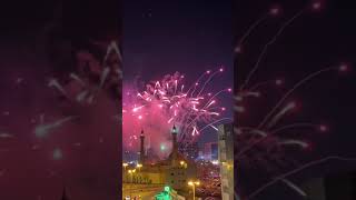 Expo 2020 inauguration fire works in Ajman.