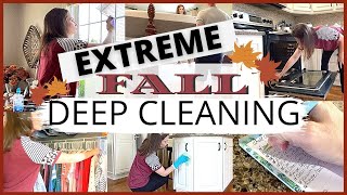 FALL CLEAN WITH ME/EXTREME FALL DEEP CLEANING/CLEANING CHECKLIST/CLEANING MOTIVATION