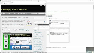 using AutoHotkey and Selenium :  Getting information from a page