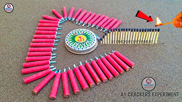 Lot Of Diwali Bijali Bomb Crackers Vs Chakri  Experiment😱| Will This Chakri Burst Them All Crackers?
