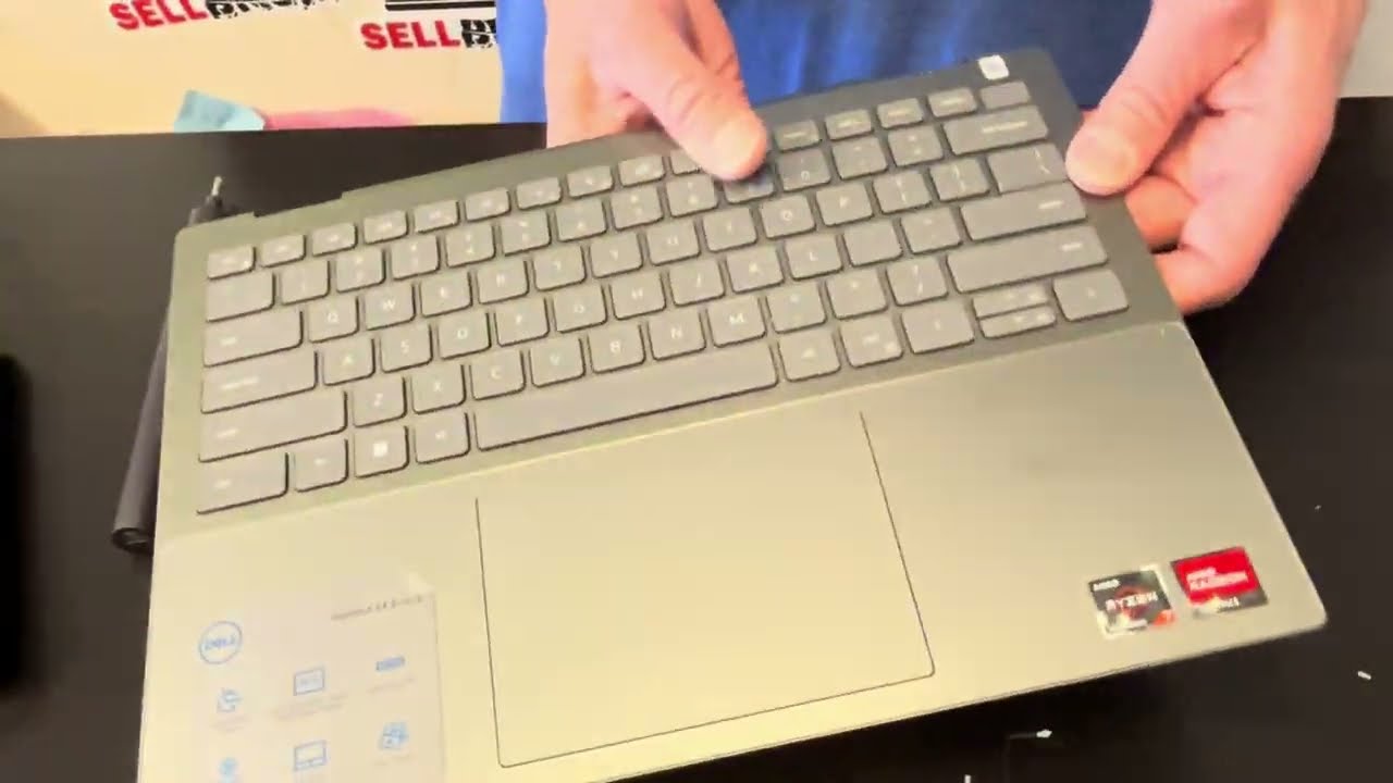 Dell Inspiron 14 7425 complete teardown. Replace or upgrade: RAM