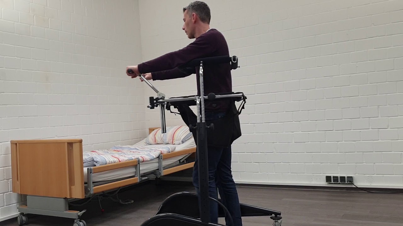 Gehtraining in der Pflege und Betreuung - YouTube