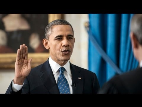 فيديو: من أقسم في باراك أوباما؟