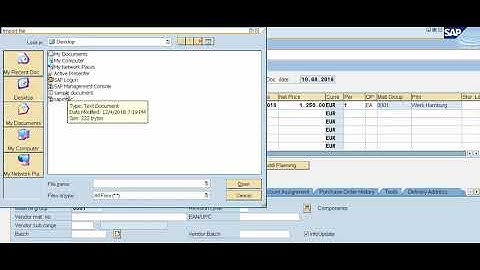 How To Attach Document In SAP | Attach Document To Purchase Order
