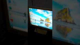 Teste Monitor Lcd Proview 15 polegadas com cabos embutidos