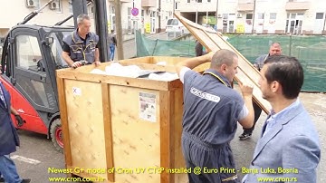 Newest G+ model of Cron UV CTcP installed @ Euro Print - Banja Luka, Bosnia