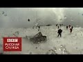 Извержение вулкана Этна: пострадала съемочная группа Би-би-си