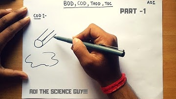 [ADI] BOD, COD, THOD, TOC EXPLAINED (CE)!!! In Hindi
