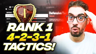 THE BEST RANK 1 META 4231 FORMATION & CUSTOM TACTICS FOR EAFC 24 ULTIMATE TEAM