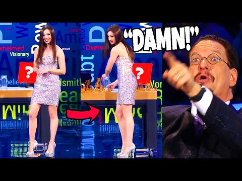 Famous Hot Girl Magician Astonishes Penn With Impossible Trick!!