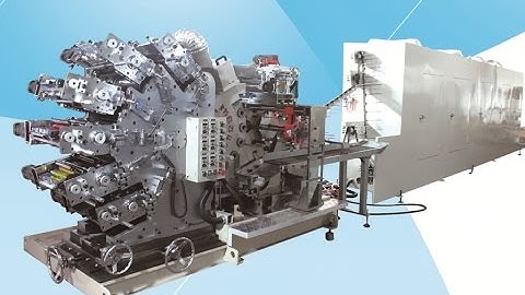 6-Color dry offset tube printing machine