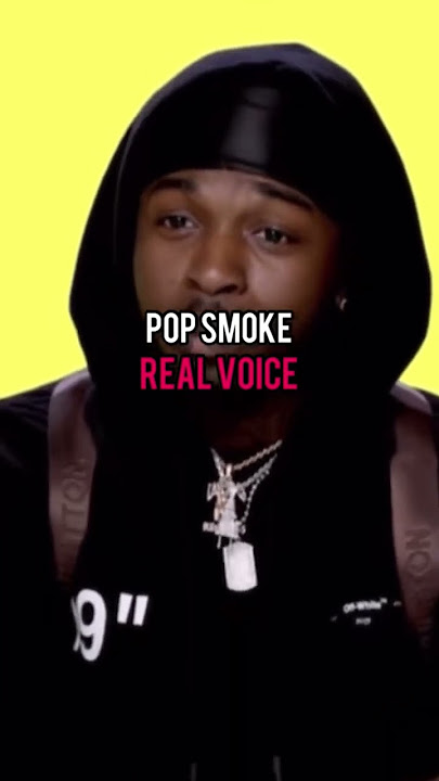 Rappers real voice vs their rapping voice pt.3 🗣🎶 #rap #popsmoke #shorts