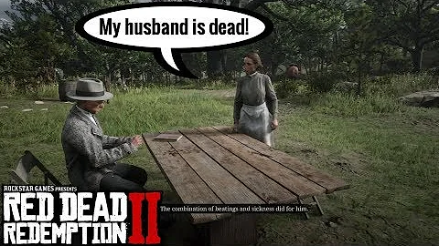 Mrs. Downes Pay off her Debts at Camp | Red Dead Redemption 2