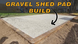 Gravel Pad For Shed - DIY Low Cost Base by K6 Outdoors 314 views 5 months ago 36 minutes