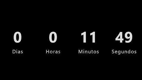 pahbloo live #2: Contagem regressiva com HTML, CSS e JavaScript