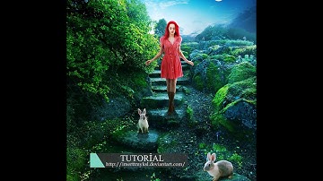 Photoshop Fantasy Manipulation Tutorial - Alice Wonderland PART 1
