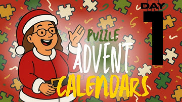 1- Jigsaw Puzzle Advent Calendar Extravaganza! Day 1 Unboxings 🎄🧩