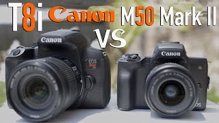 Canon T8i vs M50 Mark II