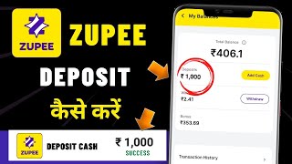 Zupee App Mein Paise Kaise Add Kare | Zupee App Me Deposit Cash Kaise Kare | Zupee App Add Cash