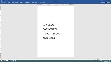 Word: Aprende rapido a centrar un texto verticalmente.