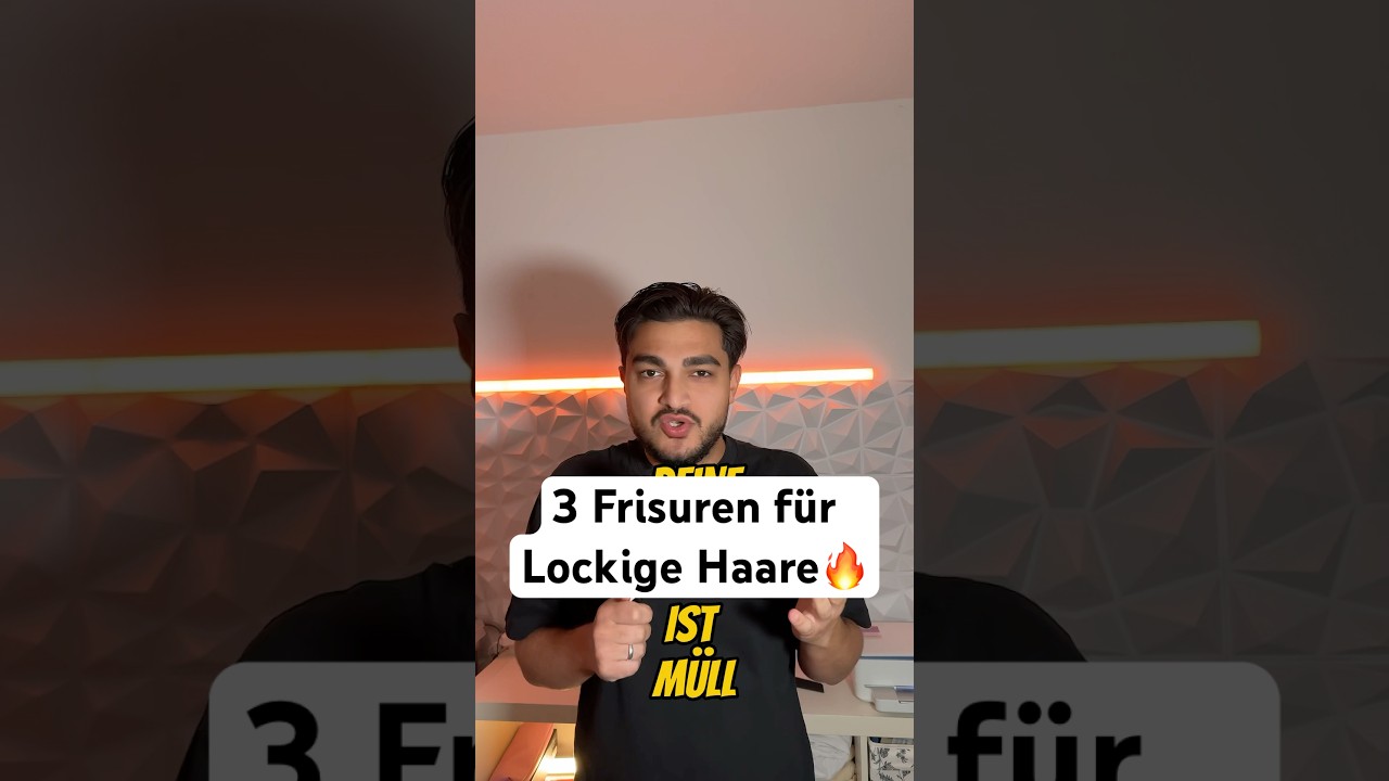 3 Frisuren für Lockige Haare🔥 