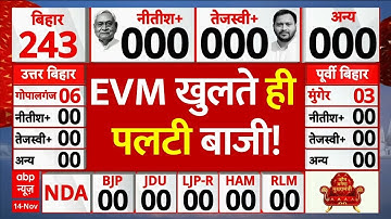 Bihar Vote Counting News LIVE: EVM खुलते ही पलटी बाजी! | Bihar Election Result 2025 |Breaking | NDA