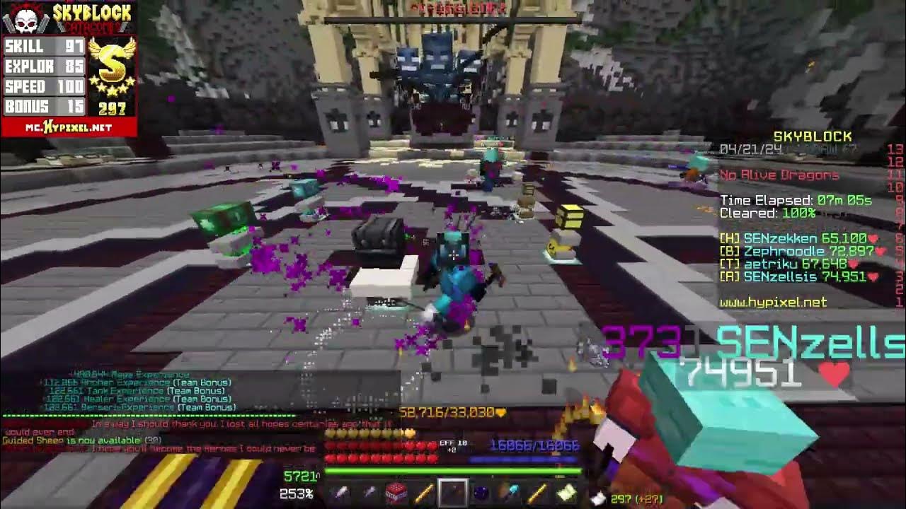 2 Scrolls and a Necron Dye in 1 Day (Hypixel Skyblock) YouTube