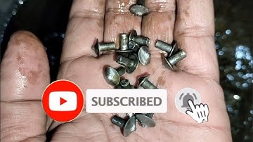 header machine | make pan head rivet (ribet) machine | cut and punch