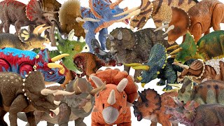 Toàn bộ khủng long ba sừng Triceratops đa dạng kiểu dáng cách chơi và chiến đấu khủng long ăn thịt